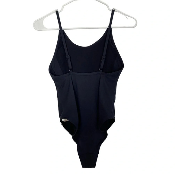 Gymshark Horizon Swimsuit Womens Small Black One Piece Bathing Suit Open Sides - Picture 2 of 12